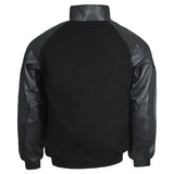 Manteau Melton/Cuir CUPE-SCFP