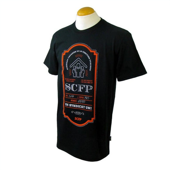 T-Shirt Étiquette SCFP